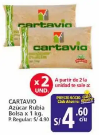 Mayorsa CARTAVIO Azúcar Rubia Bolsa x 1 kg. oferta