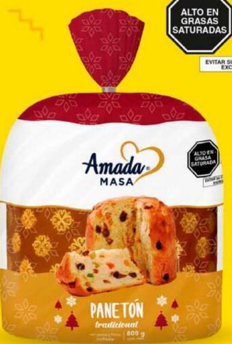 Mayorsa AMADA MASA Panetón Tradicional Bolsa x 800 gr. oferta