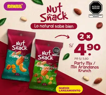 Tambo Party Mix / Mix Arándanos Krunch oferta