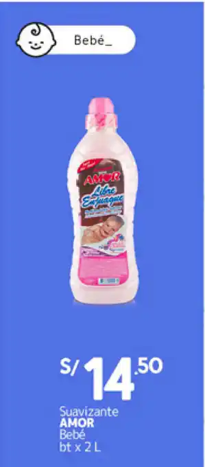 Plaza Vea Amor Suavizante 2L oferta