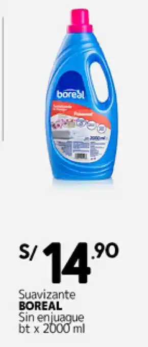 Plaza Vea Boreal Sin Enjuague Suavizante 2000ml oferta