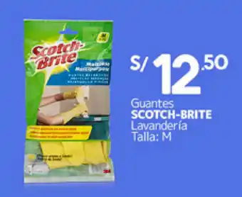 Plaza Vea Scotch-Brite Lavanderia Guantes oferta