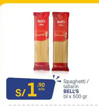 Plaza Vea Bell's Spaghetti / Tallarin 500gr oferta