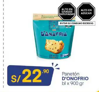 Plaza Vea D'Onofrio 900gr oferta