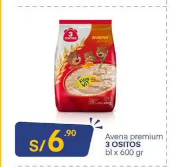Plaza Vea 3 Ositos Avena Premium 600gr oferta