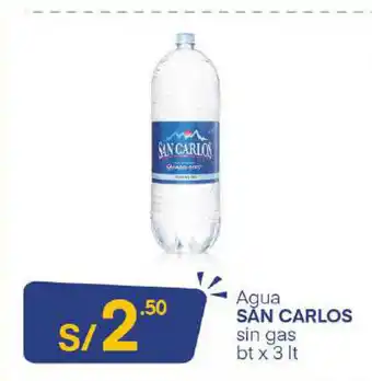 Plaza Vea San Carlos Agua 3lt oferta