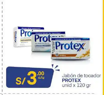 Plaza Vea Protex Jabon de Tocador 120gr oferta
