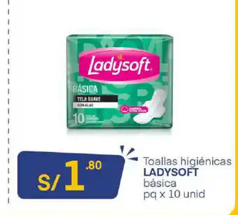 Plaza Vea Ladysoft Basica Toallas Higienicas 10 unid oferta