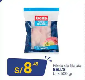 Plaza Vea Bell's Filete de Tilapia 500gr oferta
