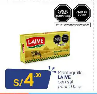 Plaza Vea Laive con sal Mantequilla 100gr oferta