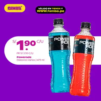 Tambo Powerade 473ml oferta