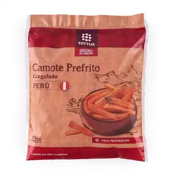 Tottus Camote prefrito congelado oferta