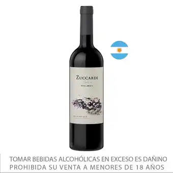 Tottus Vino zuccardi serie a malbec oferta