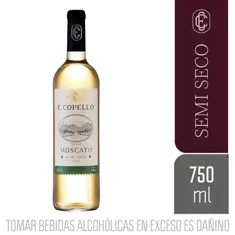 Tottus Vino blanco moscato oferta