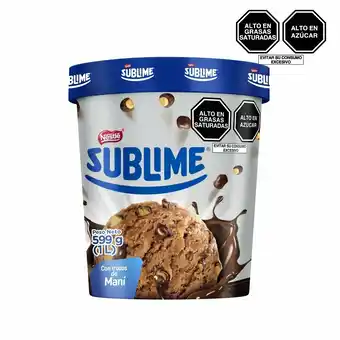 Tottus Helado premium sublime oferta