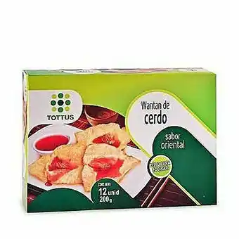 Tottus Wantan de cerdo congelados oferta