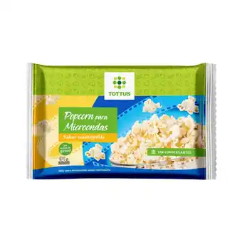 Tottus Pop corn para microondas mantequilla oferta
