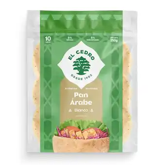 Tottus Pan árabe blanco 10 unds oferta