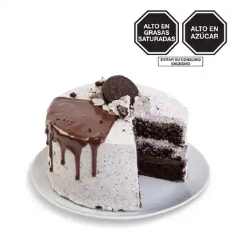 Mini torta frosting con galleta sabor chocolate