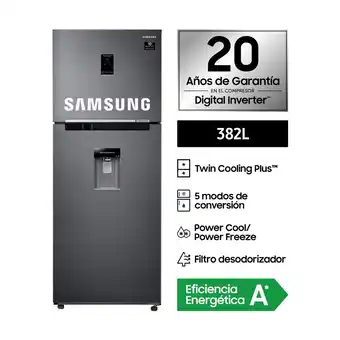 Tottus Refrigeradora no frost 382 l gris rt38k5930bs/pe oferta