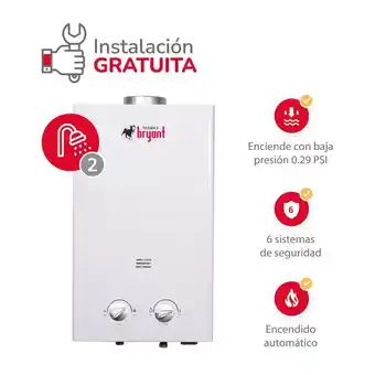 Tottus Terma a gas 10 l bryant glp oferta