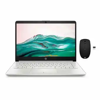 Tottus Laptop hp 14-cf2074la intel core i5 1021u 8gb 256gb ssd + mouse inalámbrico hp oferta