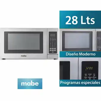 Tottus Microondas 28 l plateado hmm28psx oferta