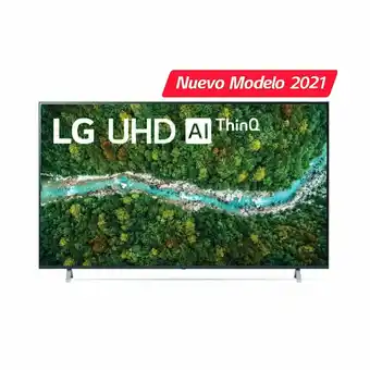 Tottus Tv lg uhd 43" 4k thinq ai 43up7700psb (2021) oferta