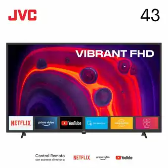 Tottus Jvc 43" full hd tv con netflix youtube oferta