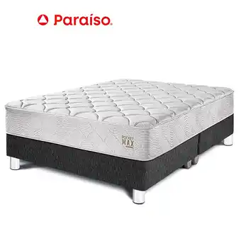 Tottus Cama pocket max king - charcoal oferta