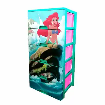 Tottus Comoda 5 niveles diseno sirenita oferta