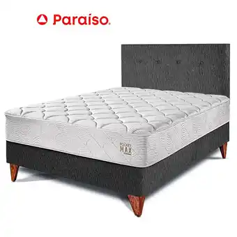 Tottus Dormitorio europeo pocket max 1.5 plazas- charcoal oferta