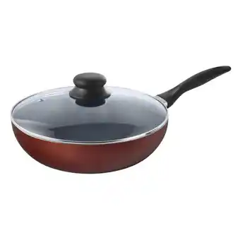 Tottus Wok antiadherente con tapa 28 cm línea clásica oferta
