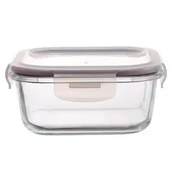 Tottus Hermético de vidrio cuadrado por 1.2lt oferta