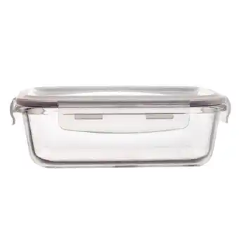 Tottus Hermético de vidrio rectangular por 1.04l oferta