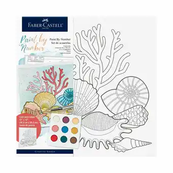 Tottus Lienzo paint by number costa +9acuarelas oferta