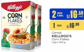 Makro Cereal KELLOGG'S Corn Flakes Caja x 500 g oferta