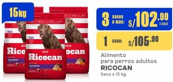 Makro Alimento para perros adultos RICOCAN Saco x 15 kg oferta