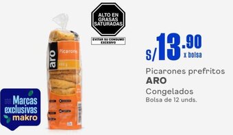 Makro Picarones prefritos ARO Congelados Bolsa de 12 unds. oferta