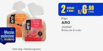 Makro Pan ARO Junior Bolsa de 8 unds. oferta
