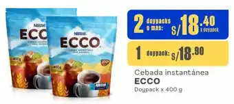Makro Cebada instantánea ECCO Doypack x 400 g oferta