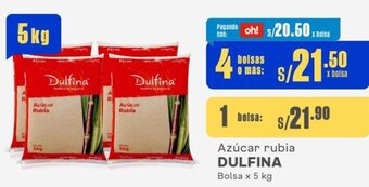 Makro Azúcar rubia DULFINA Bolsa x 5 kg oferta