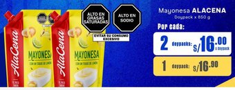 Makro Mayonesa ALACENA Doypack x 850 g oferta