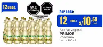 Makro Aceite vegetal PRIMOR Premium Und. x 900 ml oferta