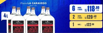Makro Pisco LA CARAVEDO Und. x 4 L oferta