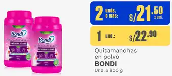 Makro Quitamanchas en polvo BONDI Und. x 900 g oferta