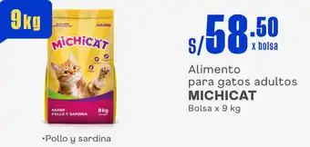 Makro Alimento para gatos adultos MICHICAT Bolsa x 9 kg oferta