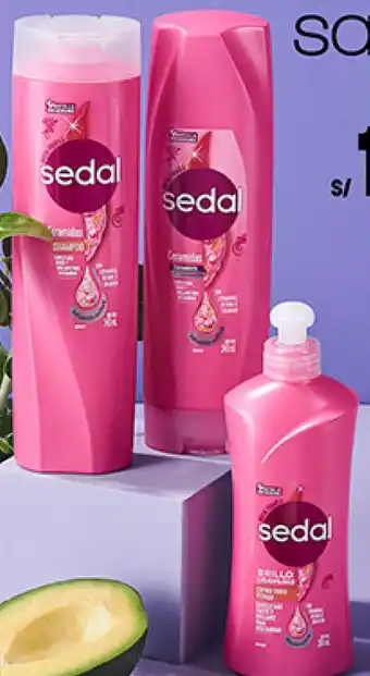 Plaza Vea Shampoo / Acondicionador / Crema para peinar SEDAL Ceramidas fr x 340 ml oferta