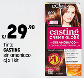 Plaza Vea Tinte CASTING sin amoníaco cj x 1 kit oferta