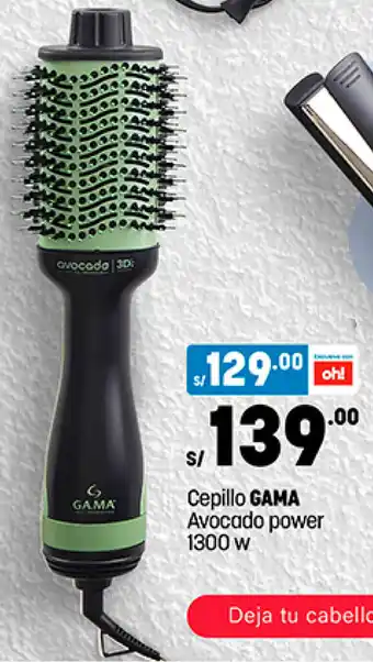 Plaza Vea Cepillo GAMA Avocado power 1300W oferta